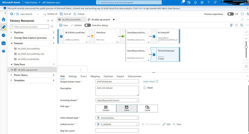 Azure Data Storage container